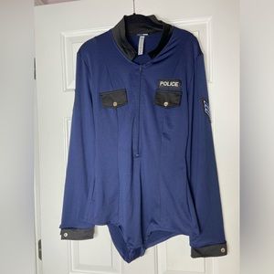 Police Uniform Bodysuit Size L/XL